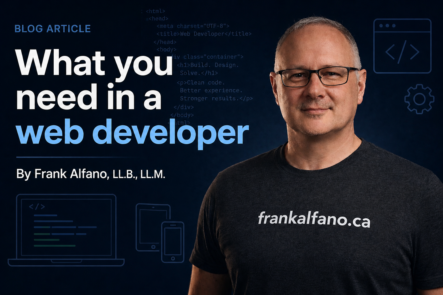What Regulated Professionals Need in a Web Developer