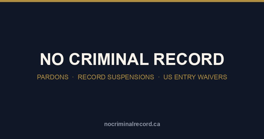 No Criminal Record