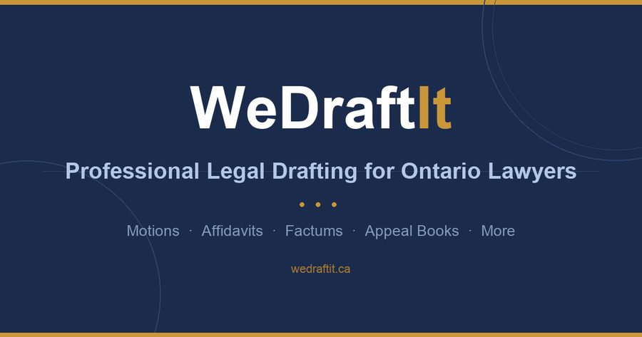 We Draft It